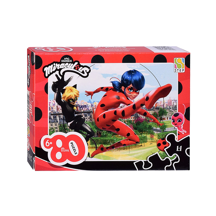 Пазл mini 80 "Леди Баг и Супер-Кот"