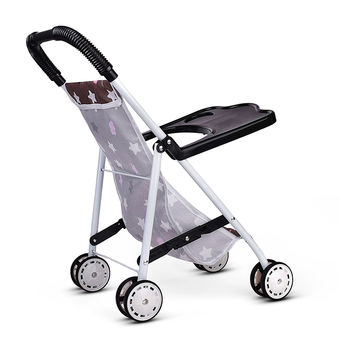 Коляска для куклы 9006C (складная, столик для кормления) в пакете