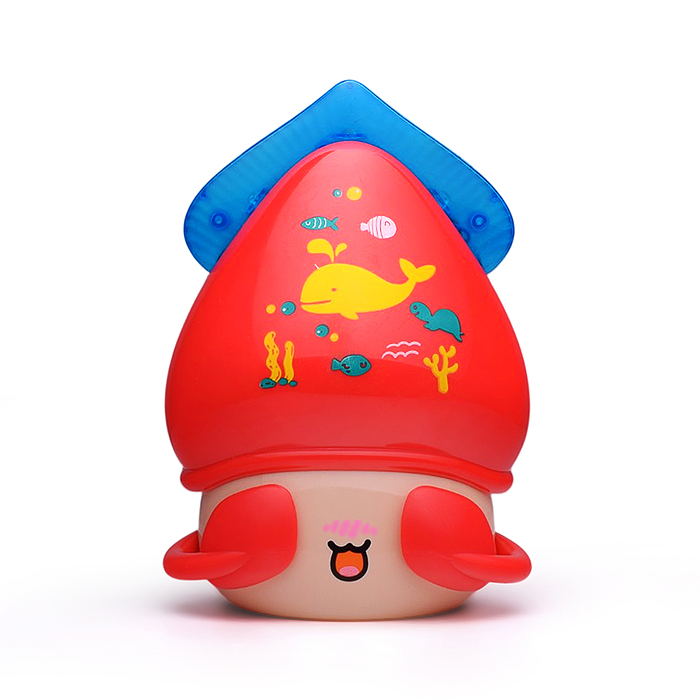 Музыкальная игрушка ZR233 "Милый кальмарчик" (свет, звук) в коробке