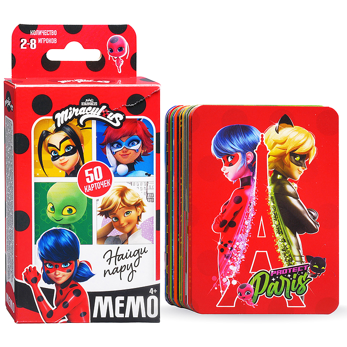 Настольная игра Мемо "Леди Баг"