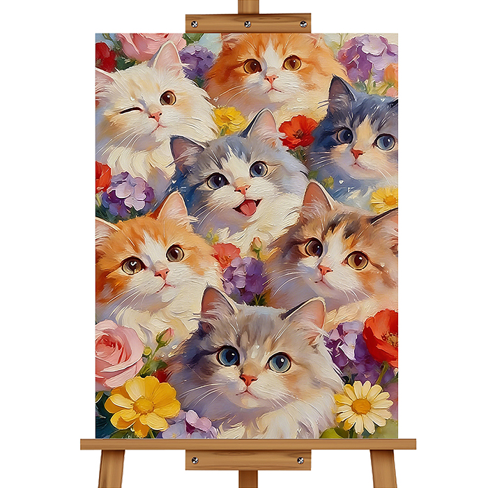Картина по номерам MKR4030-172 "Котятки" 40х30 см. 