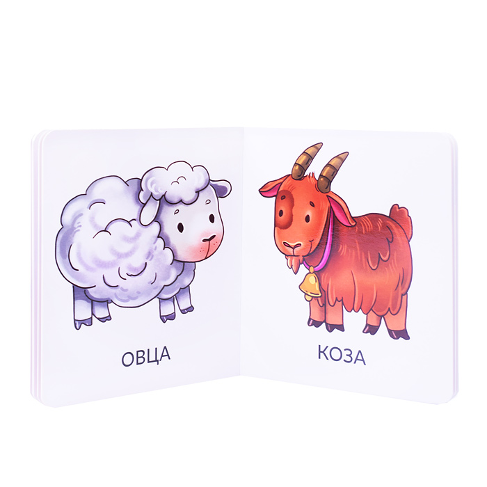 Книга мои первые слова "Домашние животные"