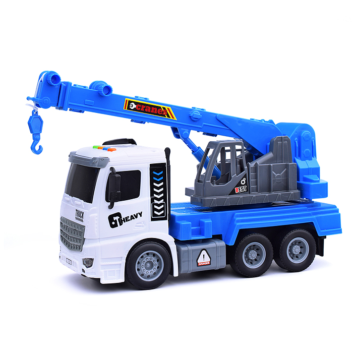 Машина S977-4B "Кран" (свет, звук) в коробке