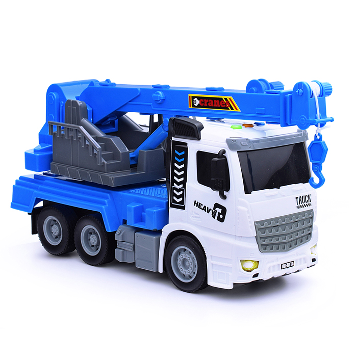 Машина S977-4B "Кран" (свет, звук) в коробке