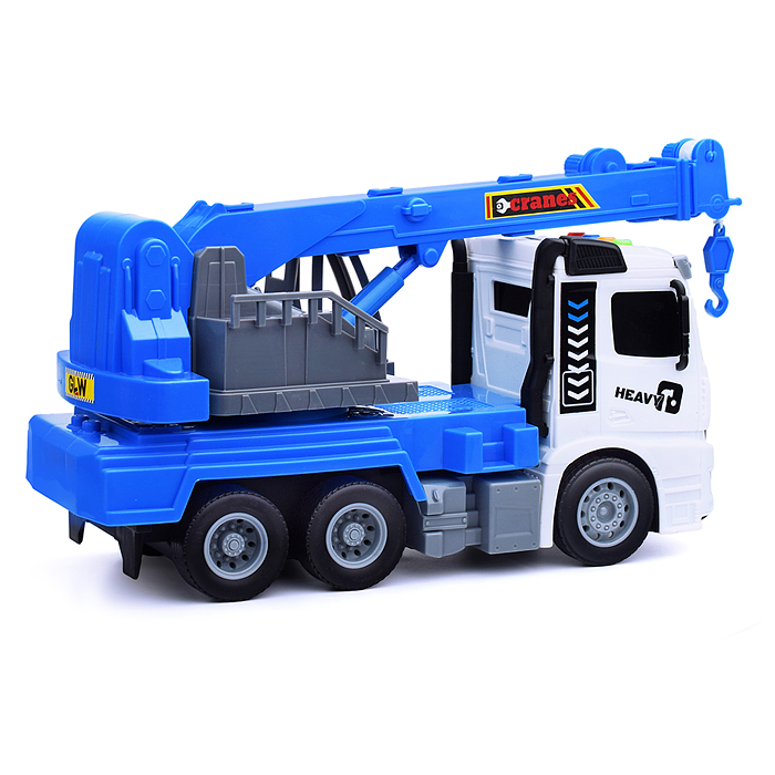 Машина S977-4B "Кран" (свет, звук) в коробке