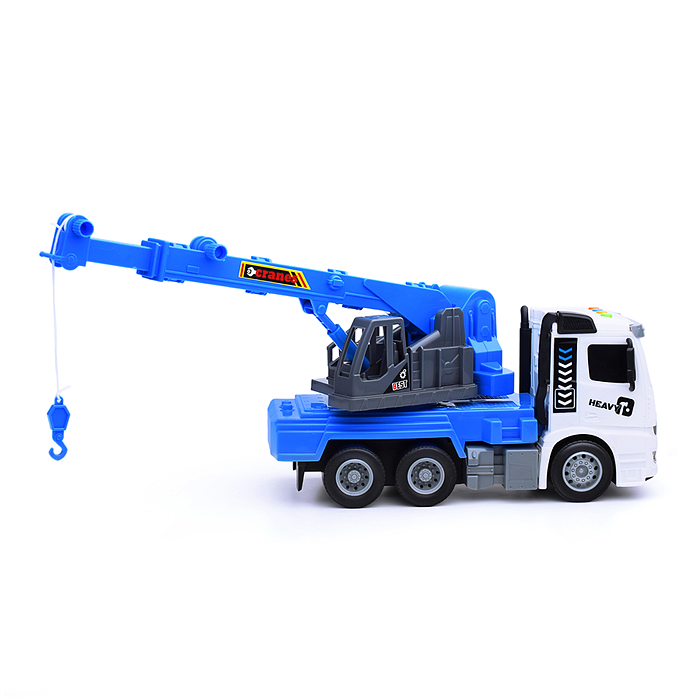 Машина S977-4B "Кран" (свет, звук) в коробке
