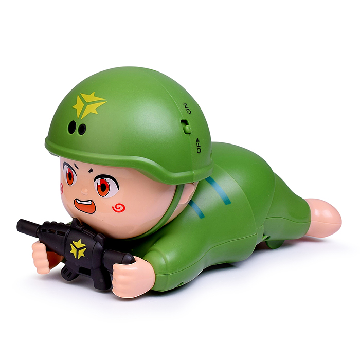 Солдат FG3105-2 "Разведчик" (свет, звук) в коробке