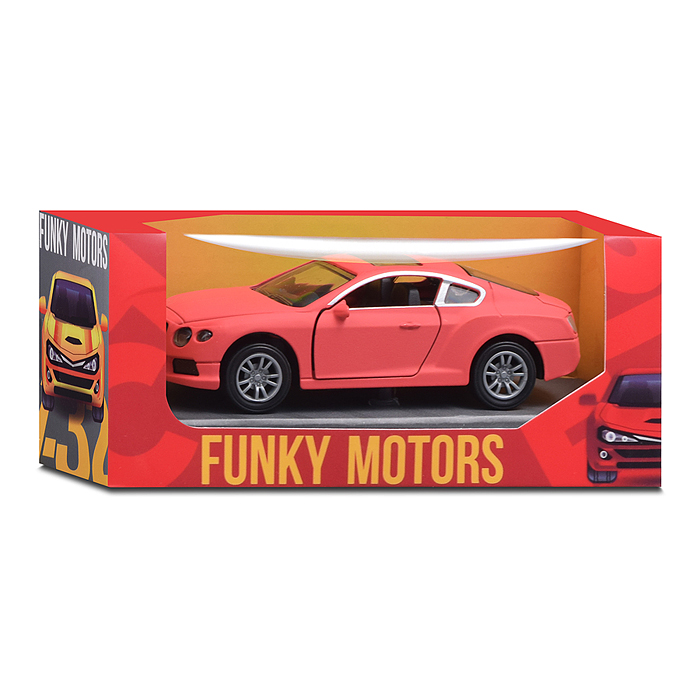 Фото к товару Красная инерционная машинка вид А die-cast , 1:32 Красная инерционная машинка вид А die-cast , 1:32
