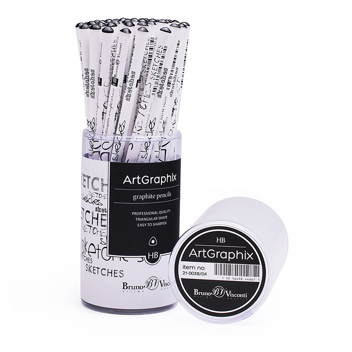 Карандаш чернографитовый "ArtGraphix. Sketches" НВ (пластиковый корпус)