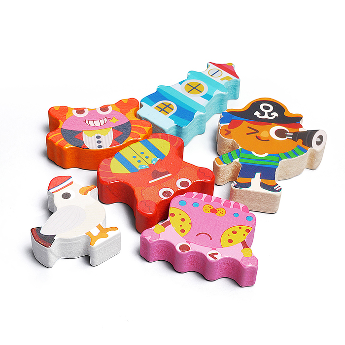 Сортер D2307 "Весёлая рыбалка пиратики в пакете 