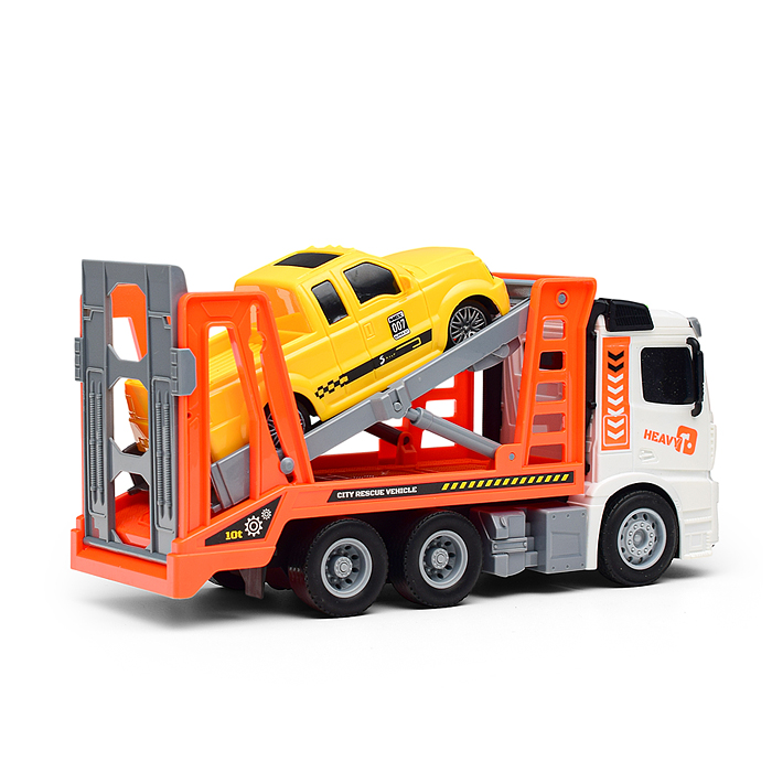Машина S977-7A "Car carrier" на батарейках, 1:14 (свет, звук) в коробке