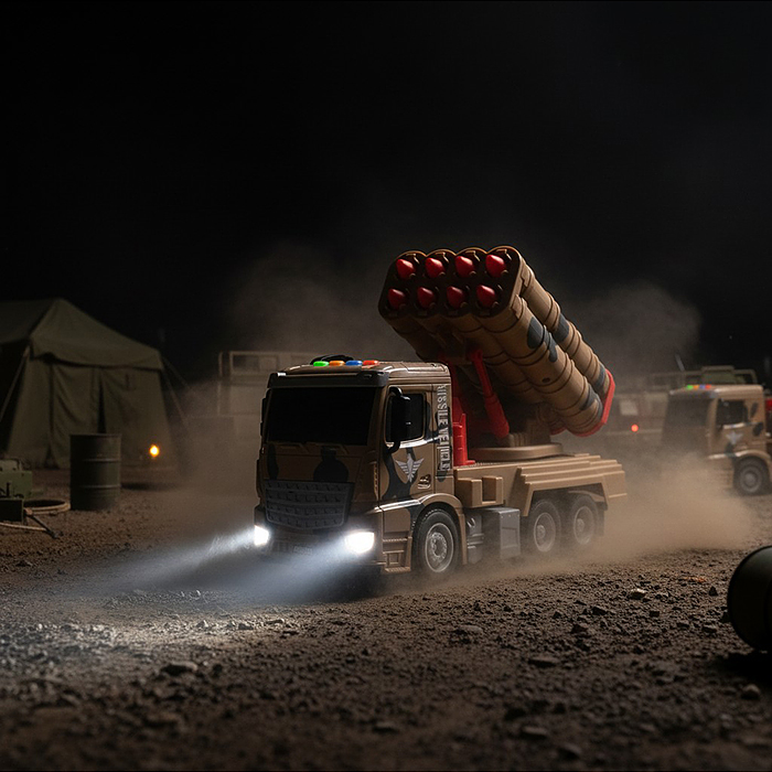 Машина S977-9B "Перехватчик" (свет, звук) в коробке