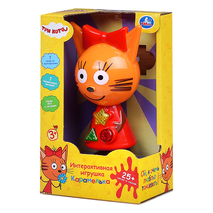 Сказочник "Три Кота. Карамелька" (25 песен и сказок) в коробке