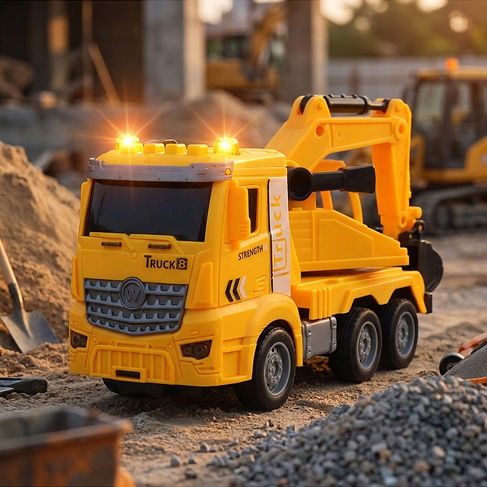 Набор машин S977-220 "Спецстройдор" 1:24 (свет, звук)  в коробке