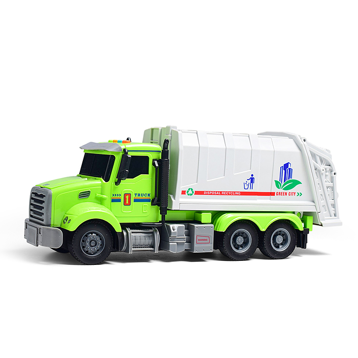 Машина HT6807W "Экомобиль" (свет, звук) цвет микс, в коробке