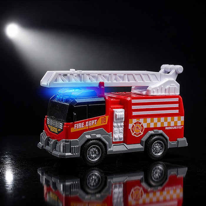 Набор машин JS235-29 "Спецтехника" 1:24, 4 вида транспорта, (свет, звук) в коробке