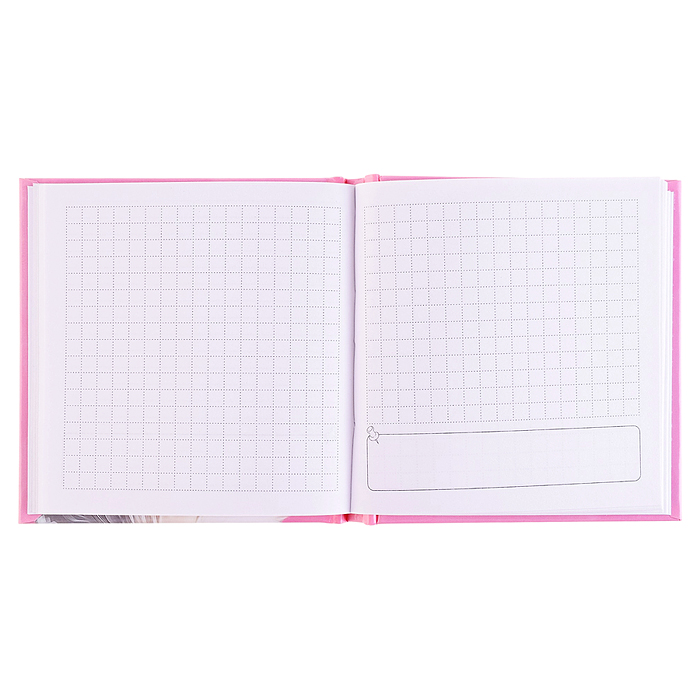 Блокнот 48л. "Утенок в очках" Notebook 105х105 мм, клетка, твёрдый переплёт 7БЦ
