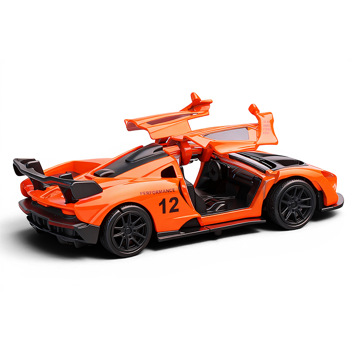 Машина 6636 "Спорткар" 1:43 в коробке (цвет оранжевый)