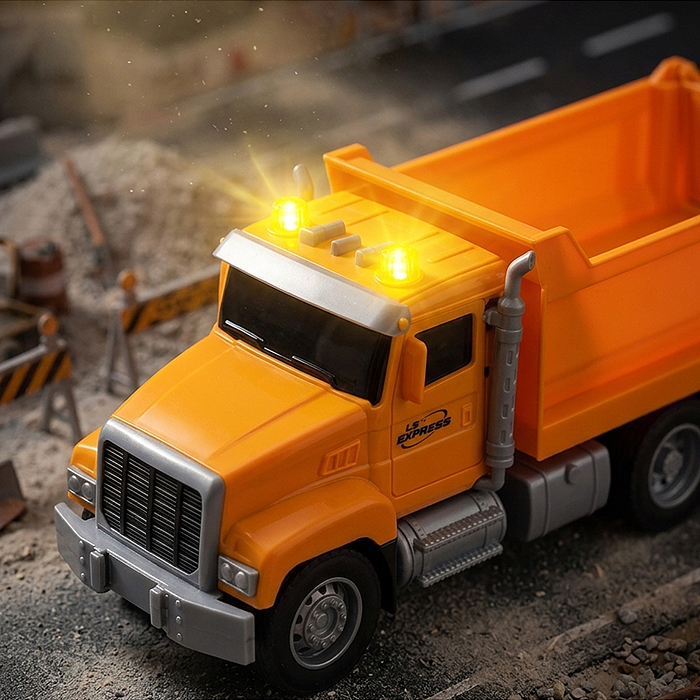 Машина WY1191A  "Самосвал" 1:20 (свет, звук) в коробке