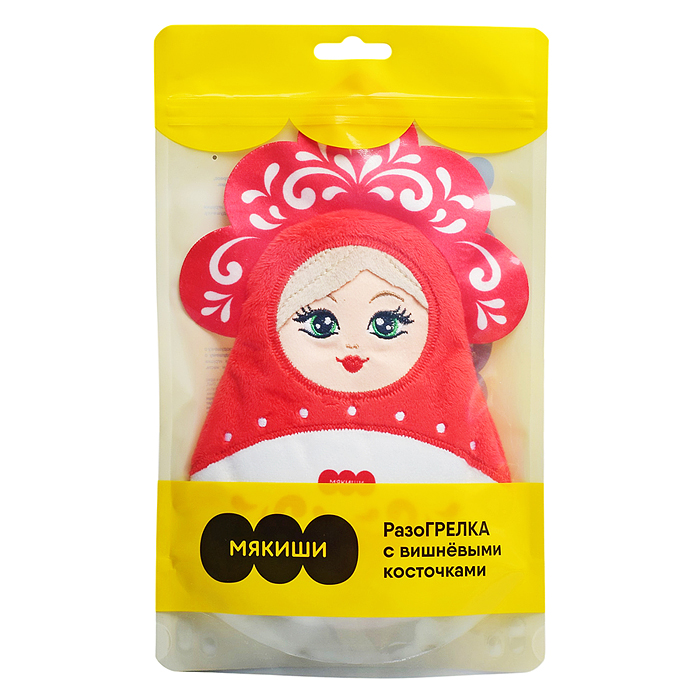 Игрушка с вишнёвыми косточками "Русская Матрёшка"