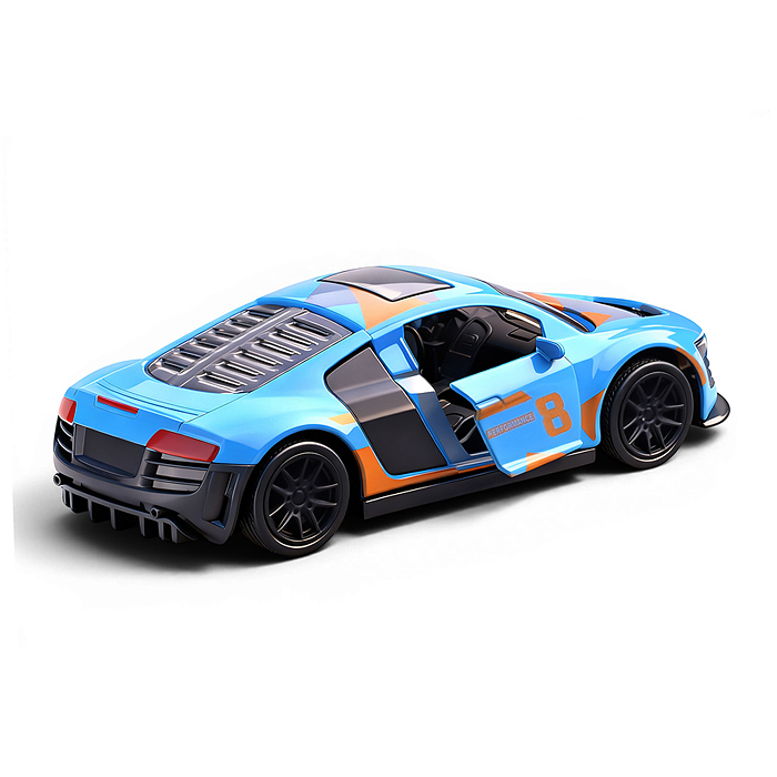 Машина 6625 "Спорткар" 1:43 в коробке (цвет синий)