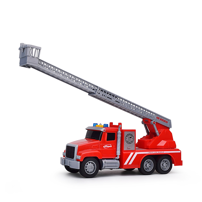Машина  WY11100A "Пожарная" 1:20 (звук, свер) в коробке