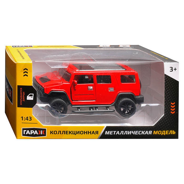 Машина 903 "Дорожный страж" 1:43 (откр двери, металл) в коробке (цвет красный)