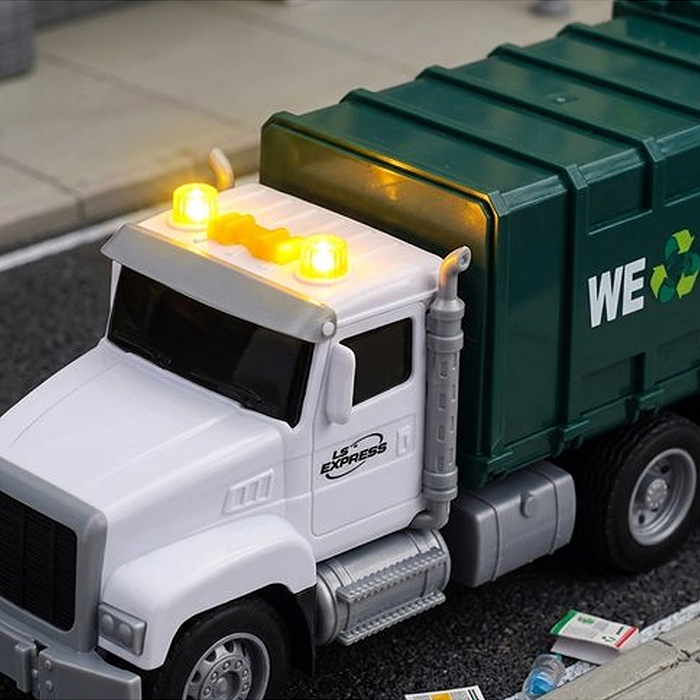 Машина WY1195A "Мусоровоз" 1:20 (свет, звук) в коробке