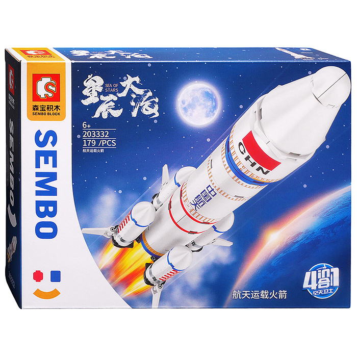 Конструктор 203331-203334 "Космонавт" в коробке