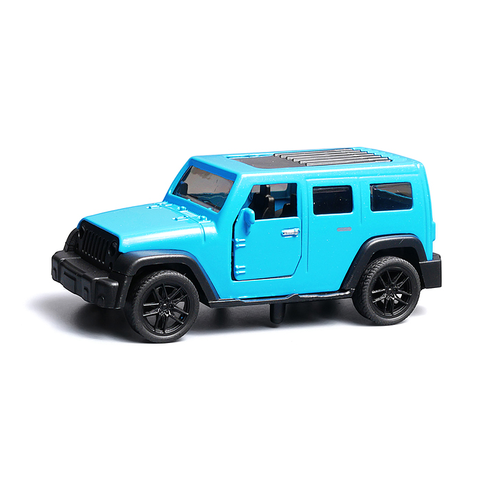 Машина 985 "Дорожный страж" 1:43 (откр двери, металл) в коробке (цвет голубой)