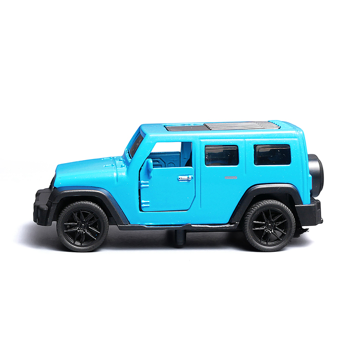 Машина 985 "Дорожный страж" 1:43 (откр двери, металл) в коробке (цвет голубой)