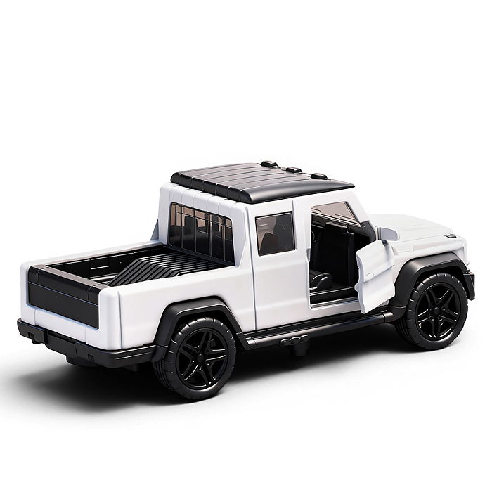 Машина 6647 "Пикап" 1:43 в коробке (цвет белый)
