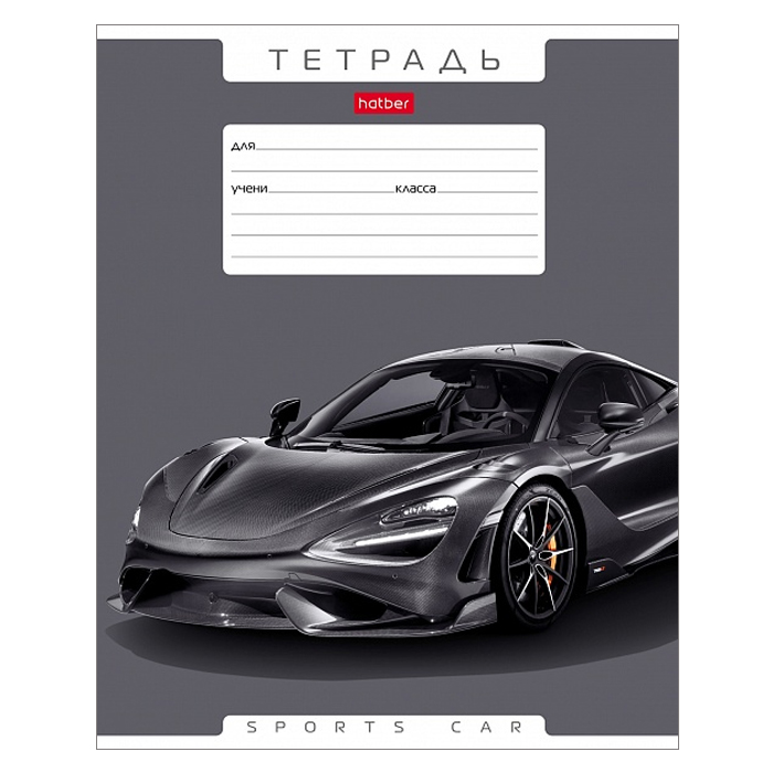 Тетрадь 12л. узкая линия "Авторалли" А5