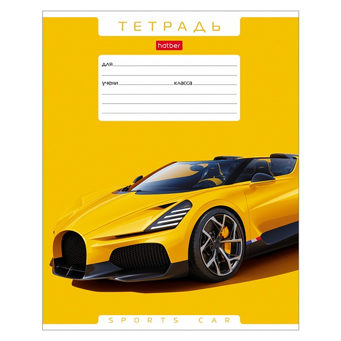 Тетрадь 12л. узкая линия "Авторалли" А5