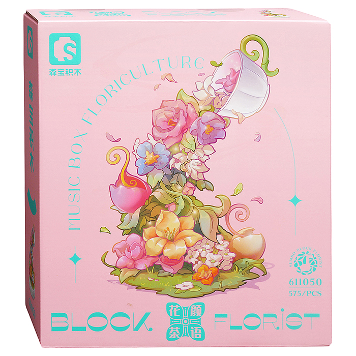 Конструктор 611050 "Экспозиция цветы" в коробке