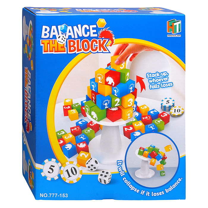 Игра Баланс 777-153 "Балансирующие кубики" в коробке
