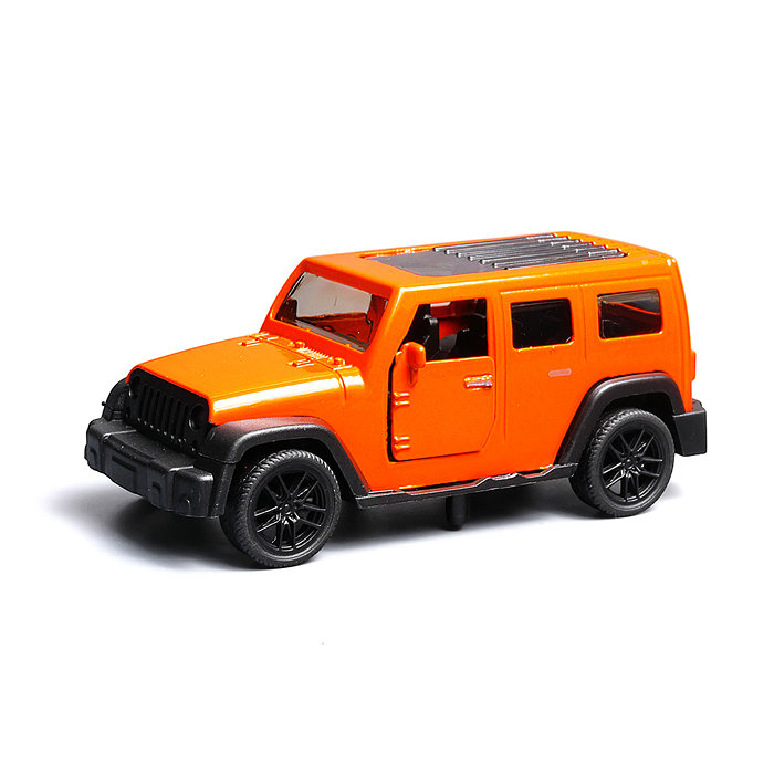 Машина 982 "Дорожный страж" 1:43 (откр двери, металл) в коробке (цвет оранжевый)