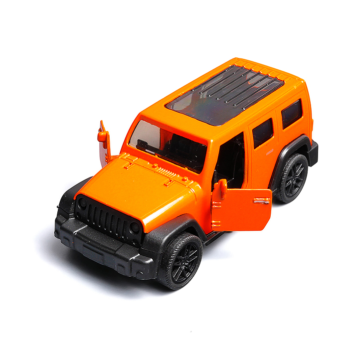 Машина 982 "Дорожный страж" 1:43 (откр двери, металл) в коробке (цвет оранжевый)