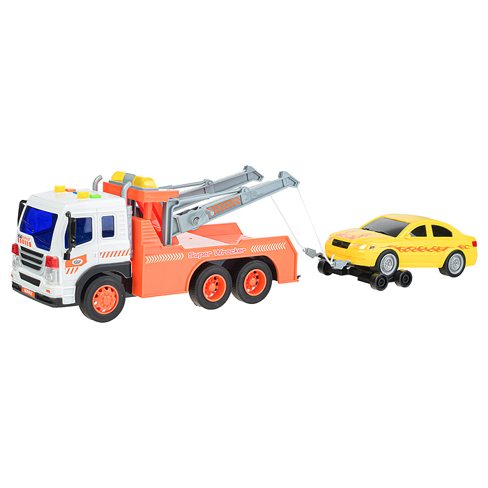 Машина WY570F "Автоэвакуатор" 1:16 (свет,звук) в коробке