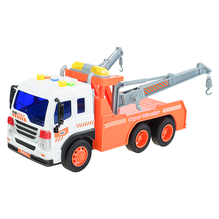 Машина WY570F "Автоэвакуатор" 1:16 (свет,звук) в коробке
