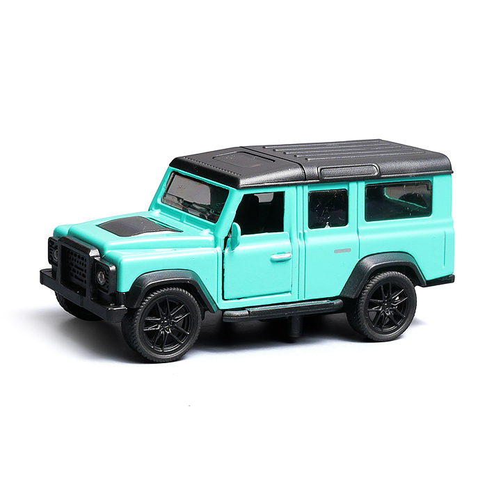 Машина 931 "Дорожный страж" 1:43 (откр двери, металл) в коробке (цвет бирюза)