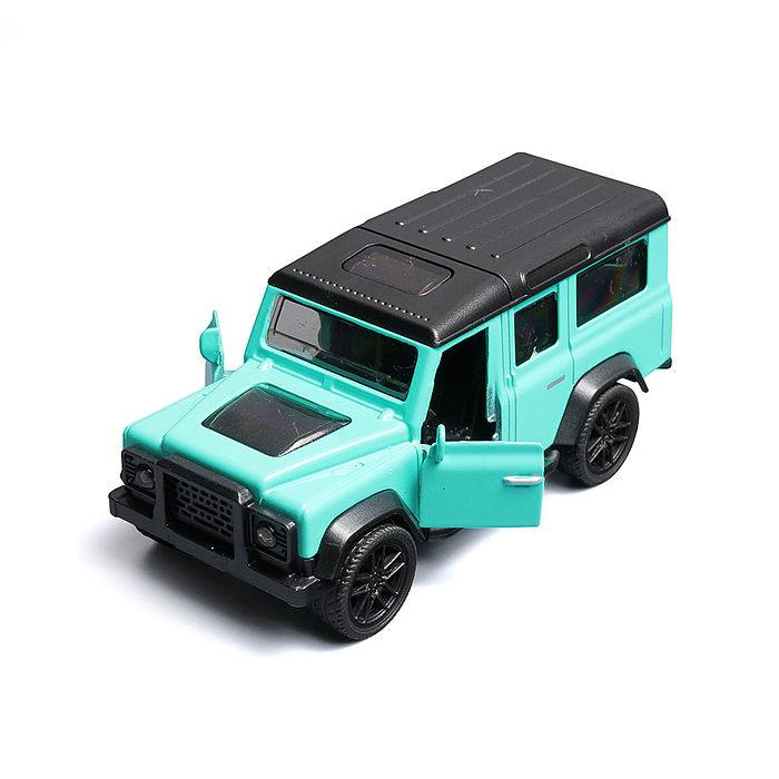 Машина 931 "Дорожный страж" 1:43 (откр двери, металл) в коробке (цвет бирюза)