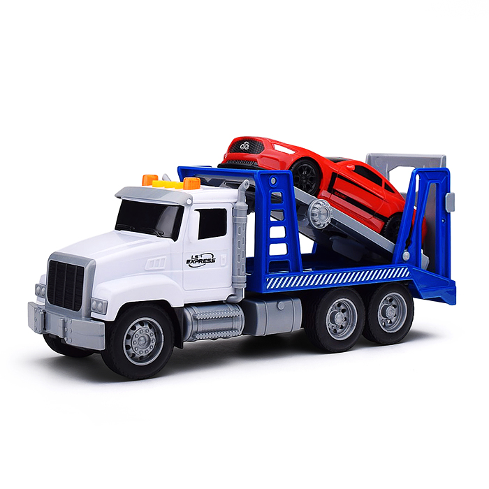 Машина WY1198A "Автовоз" 1:20 (свет, звук) в коробке