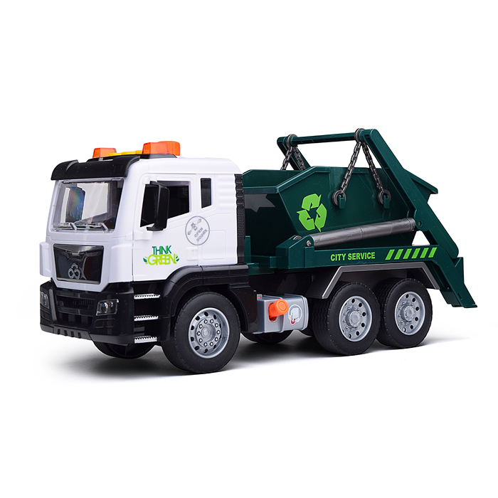 Машина WY1116A "Мусоровоз" 1:10 (свет, звук) в коробке