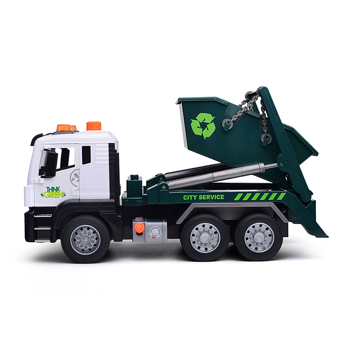 Машина WY1116A "Мусоровоз" 1:10 (свет, звук) в коробке