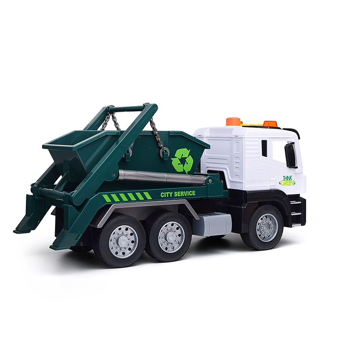 Машина WY1116A "Мусоровоз" 1:10 (свет, звук) в коробке