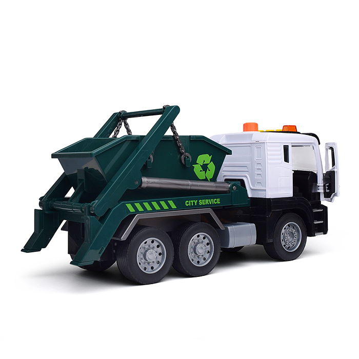 Машина WY1116A "Мусоровоз" 1:10 (свет, звук) в коробке