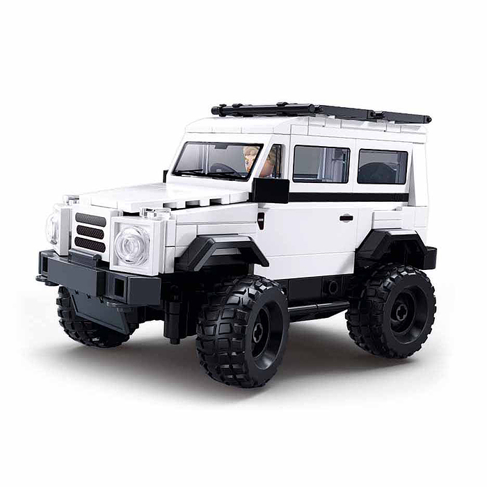 Фото к товару Конструктор M38-B1358 "Джип полноприводный " (332 дет.) в коробке Конструктор M38-B1358 "Джип полноприводный " (332 дет.) в коробке