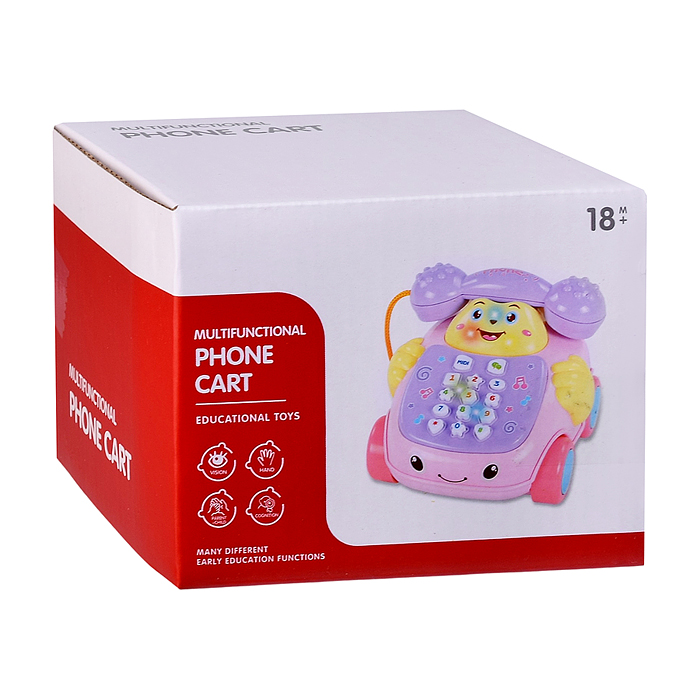 Телефон YL78910 "Изучаю циферки" в коробке