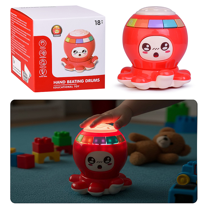Игрушка развивающая YL510 "Осьминожка" в коробке Игрушка развивающая YL510 "Осьминожка" в коробке